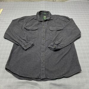 Stillwater Supply Co Shirt Mens Large Tall Grey Chamois Rugged Hunting‎ Hiking